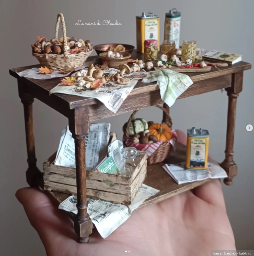 Миниатюра от Ди Клаудия — Кукольная миниатюра своими руками: еда (фото 3)