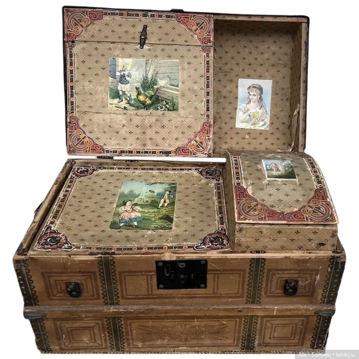Кукольные сундуки XIX века (фото 6)