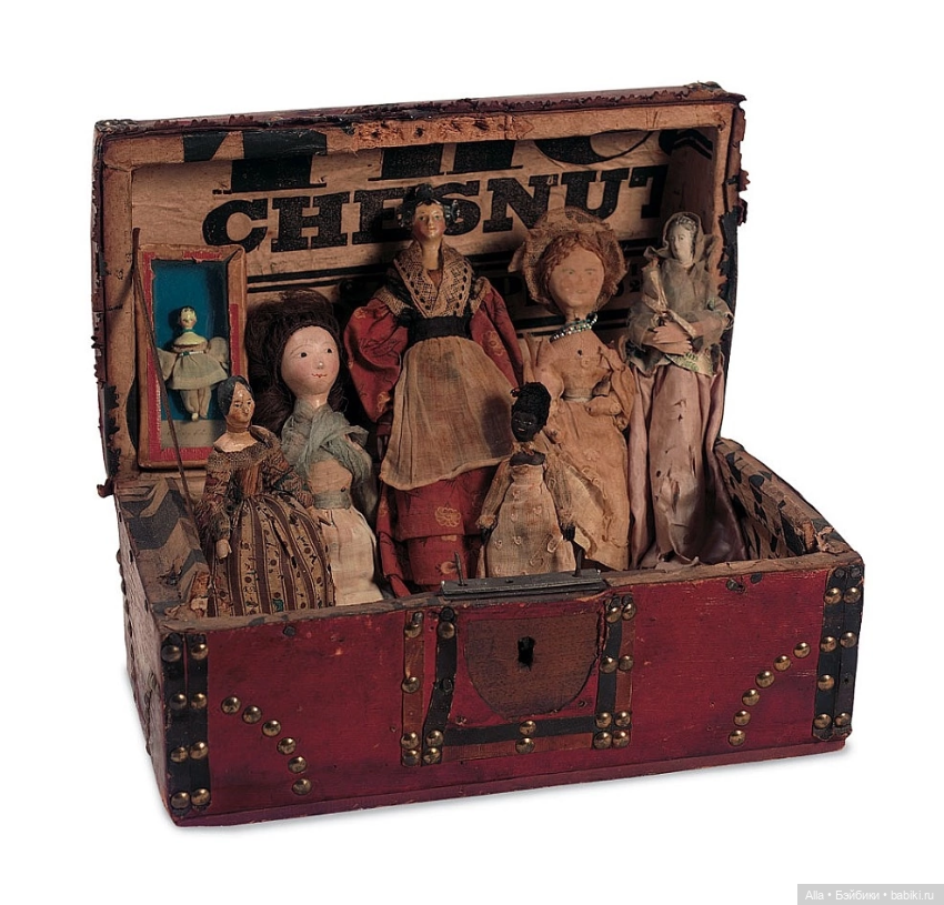 Кукольные сундуки XIX века (фото 5)