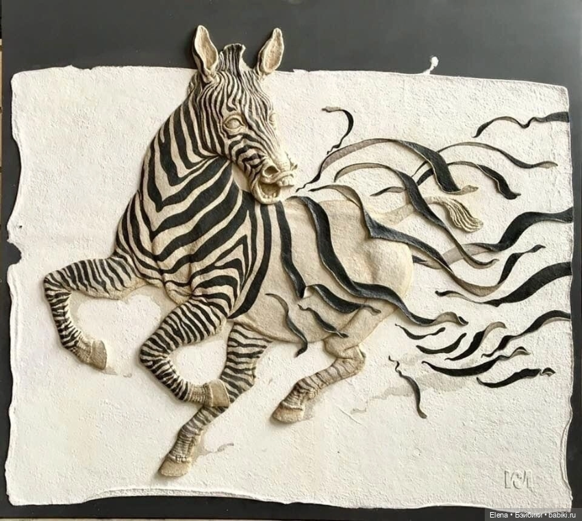 Бумажные картины, автор Латиф Казбеков (фото 7)