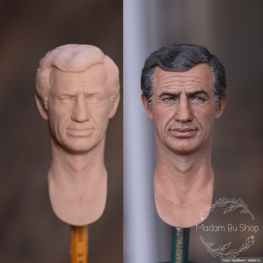 Кастом экшн-головы Жана-Поля Бельмондо от Madam Bu