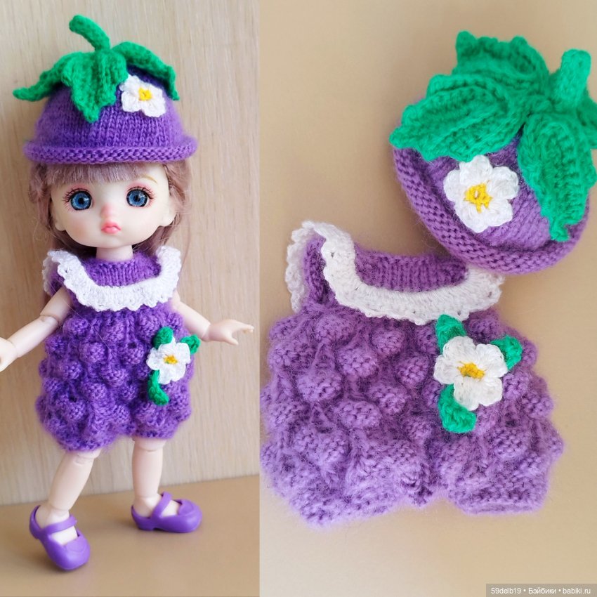 Костюмчик для баболи "Ежевичка" (фото 9)