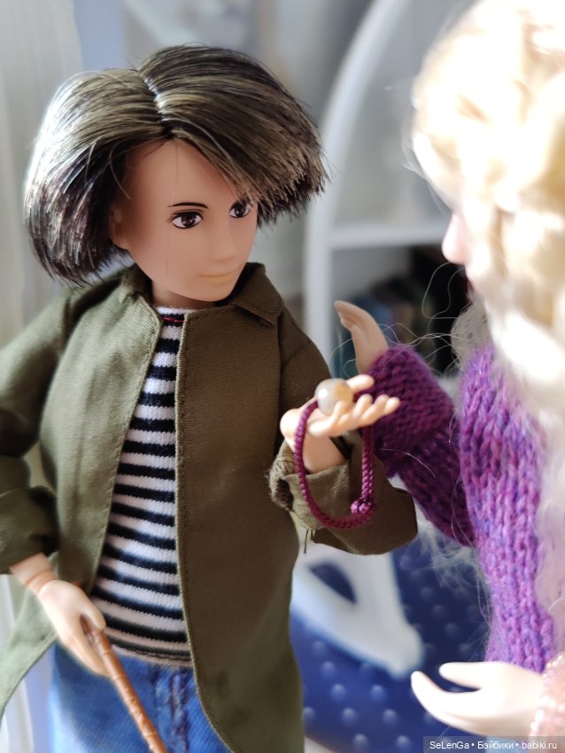 Полумна и Невилл в гостиной Когтеврана