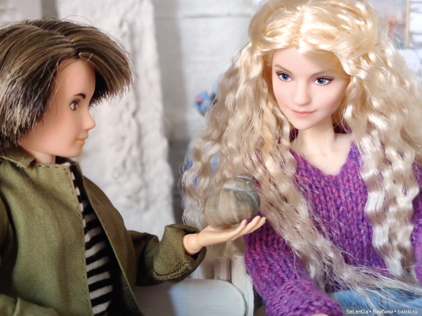 Полумна и Невилл в гостиной Когтеврана