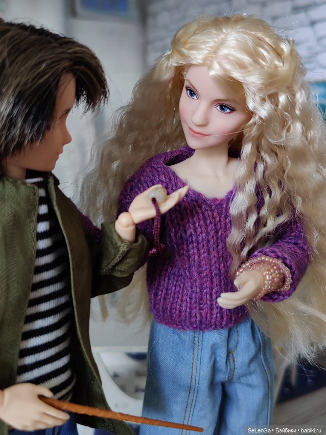 Полумна и Невилл в гостиной Когтеврана