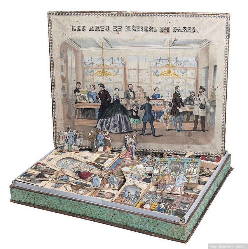 Игровой набор - погружение в парижскую торговую жизнь XIX века