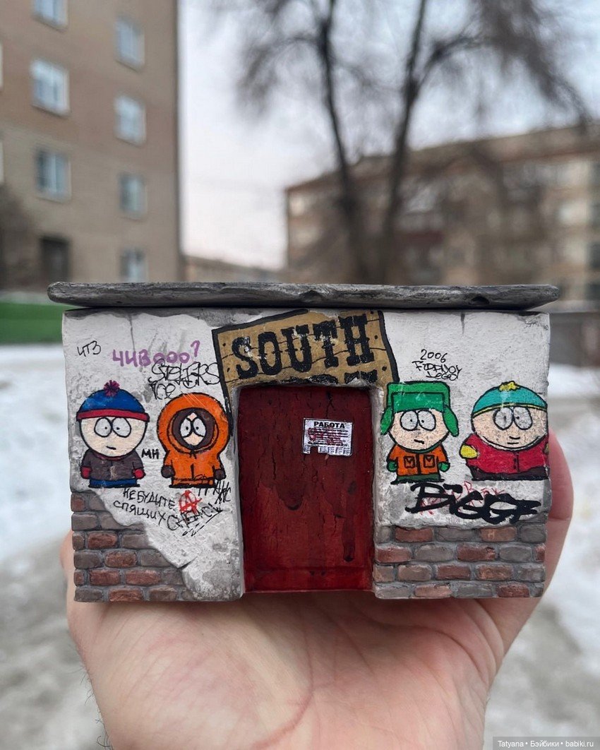 Шкатулки в виде ларьков, гаражей и заброшек