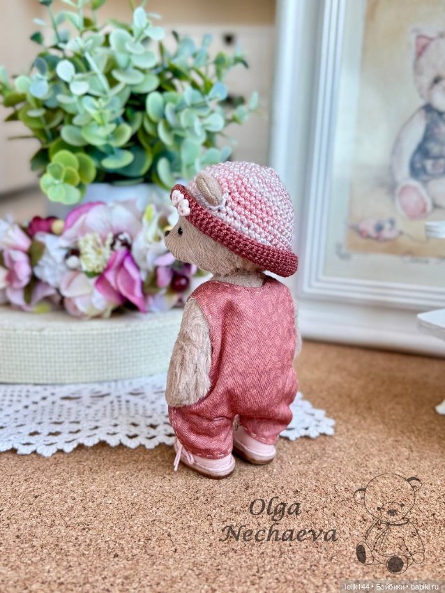 Мишка-малышка Ася — Авторские мишки Тедди и друзья: фото (фото 4)