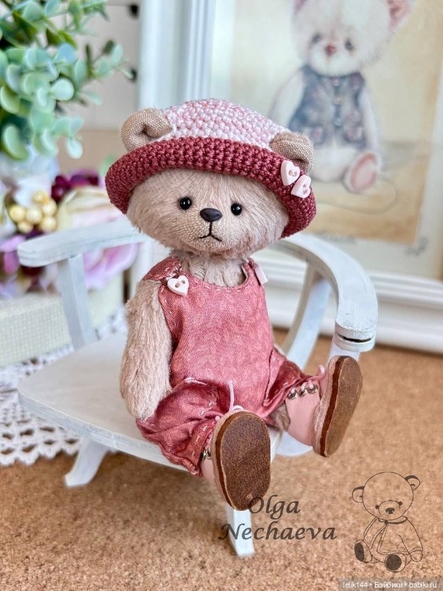 Мишка-малышка Ася — Авторские мишки Тедди и друзья: фото (фото 3)