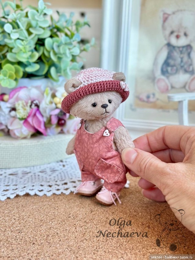 Мишка-малышка Ася — Авторские мишки Тедди и друзья: фото (фото 5)