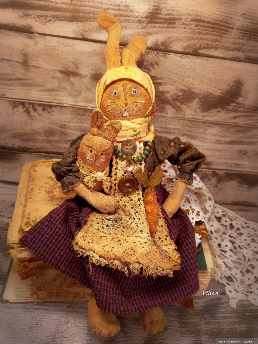 Игрушки Наталии Сальц — Текстильные игрушки и примитивы: кофейные (фото 9)
