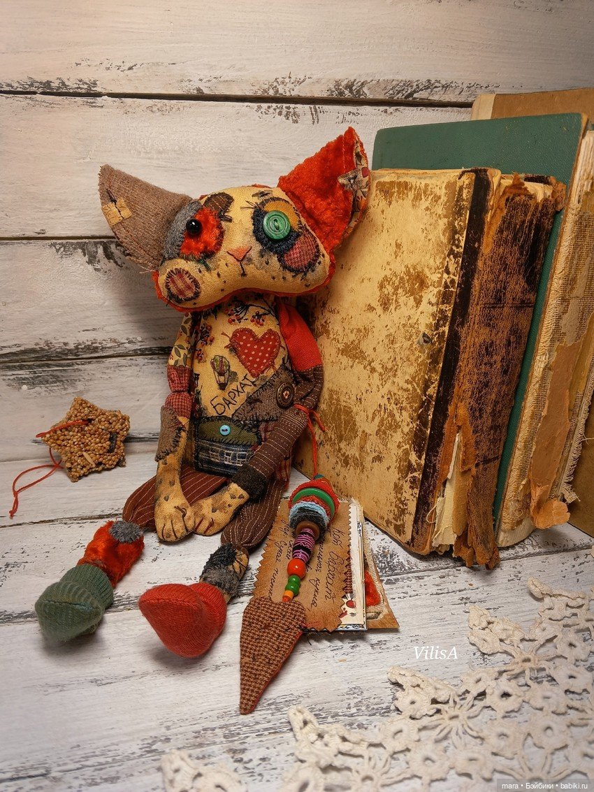 Игрушки Наталии Сальц — Текстильные игрушки и примитивы: кофейные (фото 4)