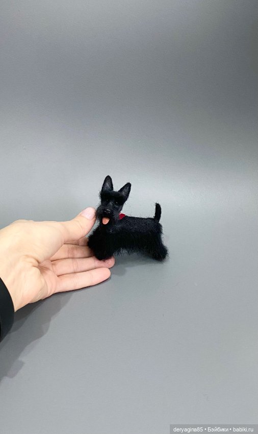 Скотч терьер — Валяные игрушки из шерсти: сухое валяние (фото 2)