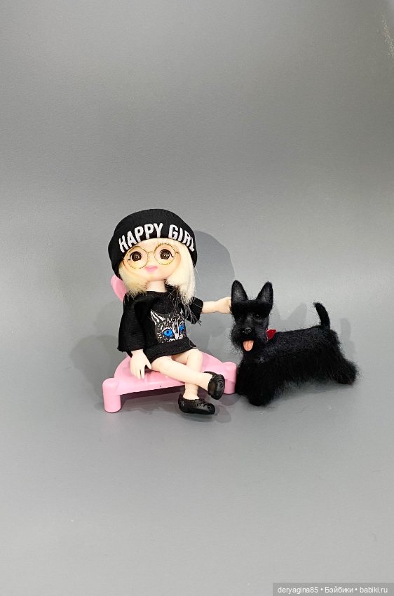 Скотч терьер — Валяные игрушки из шерсти: сухое валяние (фото 6)