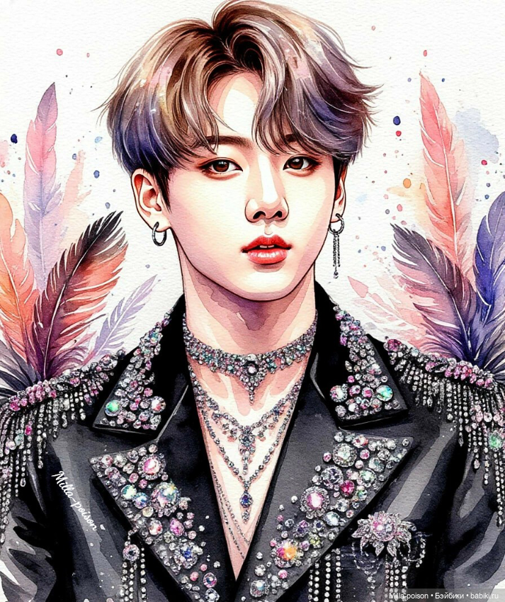 Чонгук — Рисование и арт: скетчи (фото 9)