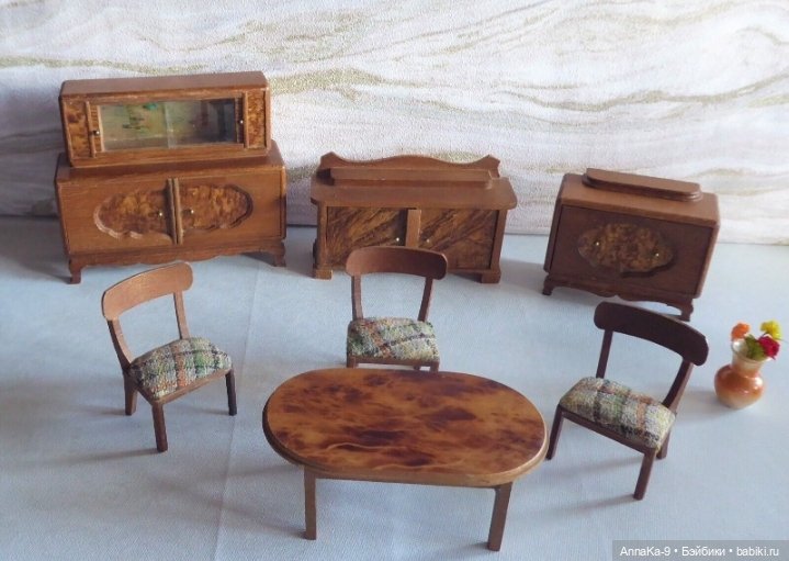 Кукольная мебель Арт Деко