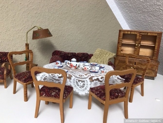 Кукольная мебель Арт Деко