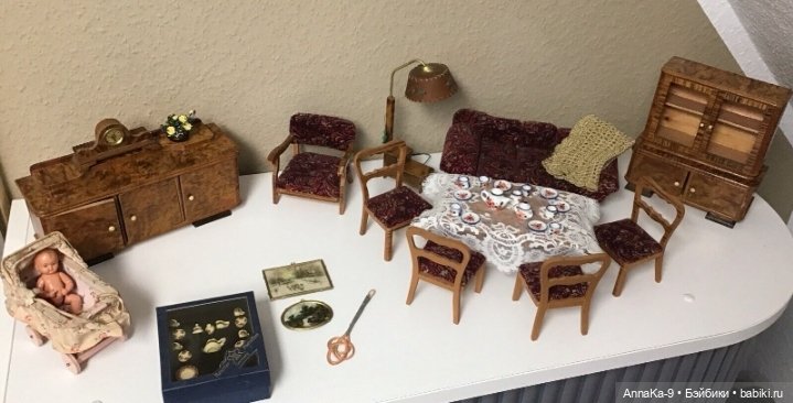 Кукольная мебель Арт Деко