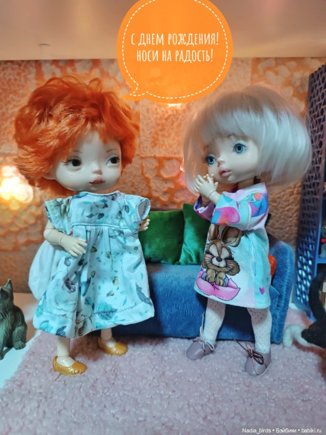 День рождения Нелички — Куклы Xiaomi Monst (Сяоми) и Pipitom: шарнирные (фото 2)