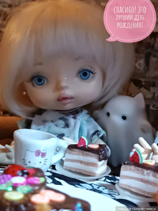 День рождения Нелички — Куклы Xiaomi Monst (Сяоми) и Pipitom: шарнирные