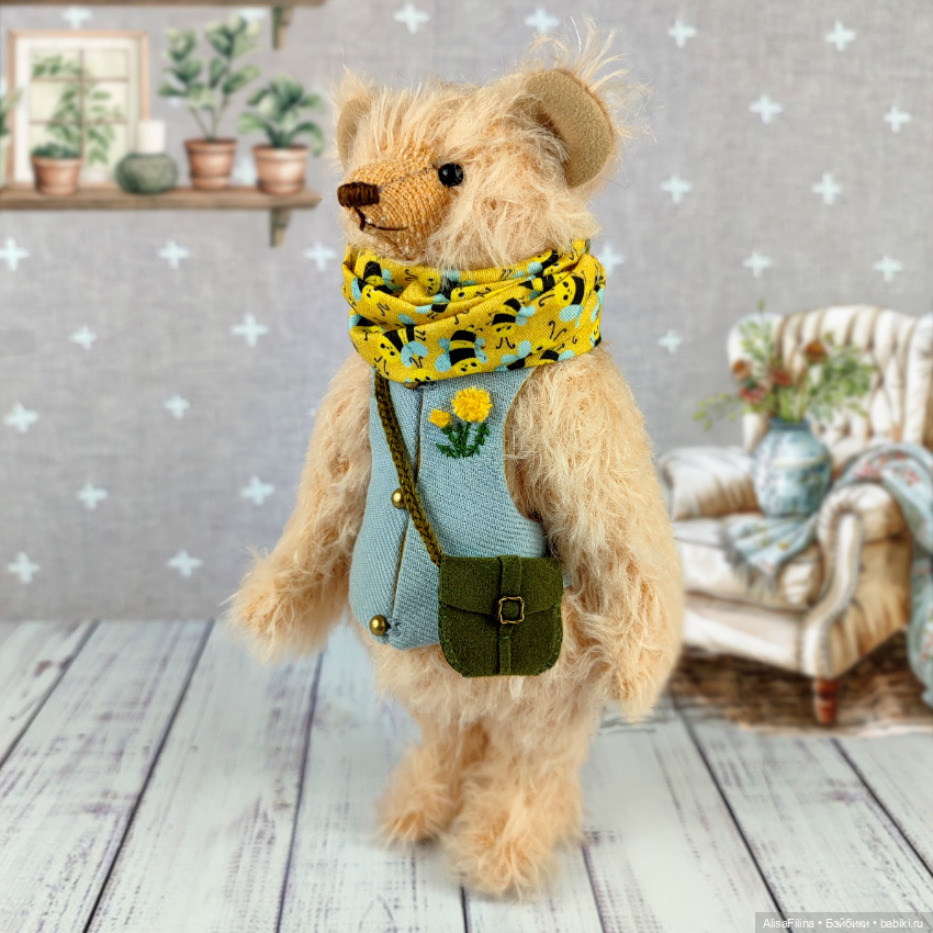 🧸Мишка Тедди Оливер🌞 — Авторские мишки Тедди и друзья: фото (фото 5)