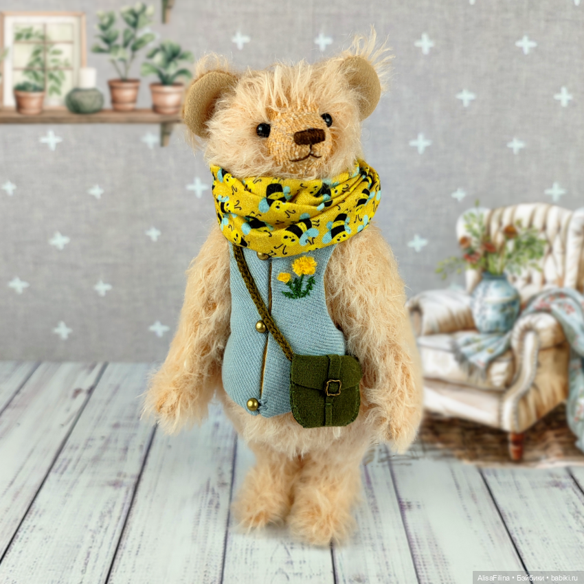 🧸Мишка Тедди Оливер🌞 — Авторские мишки Тедди и друзья: фото (фото 7)