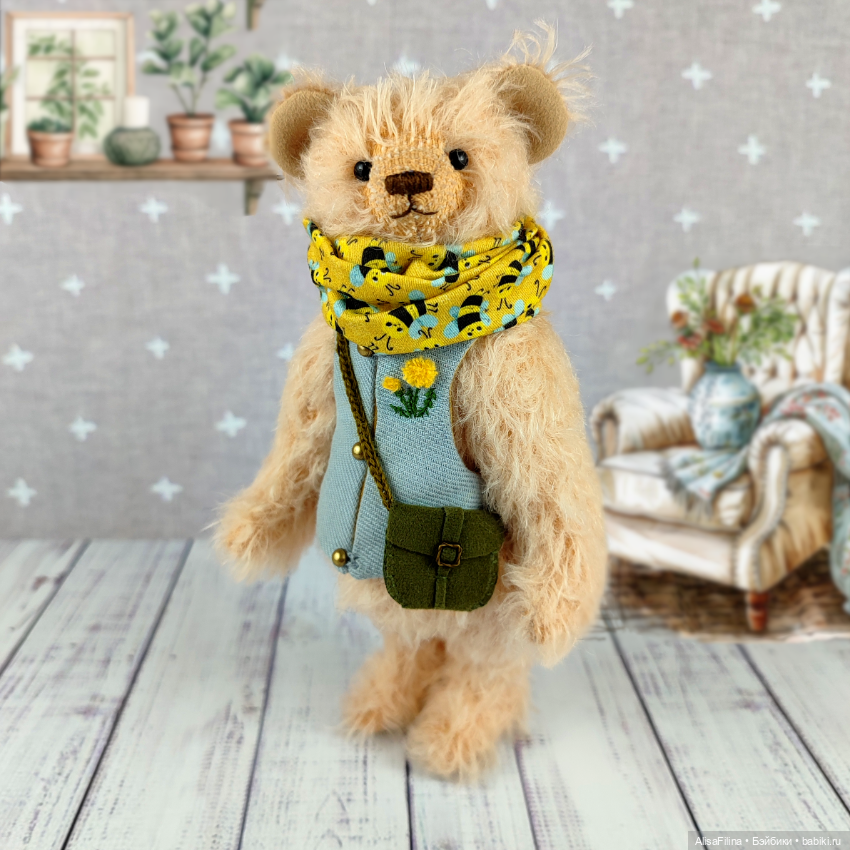 🧸Мишка Тедди Оливер🌞 — Авторские мишки Тедди и друзья: фото (фото 2)