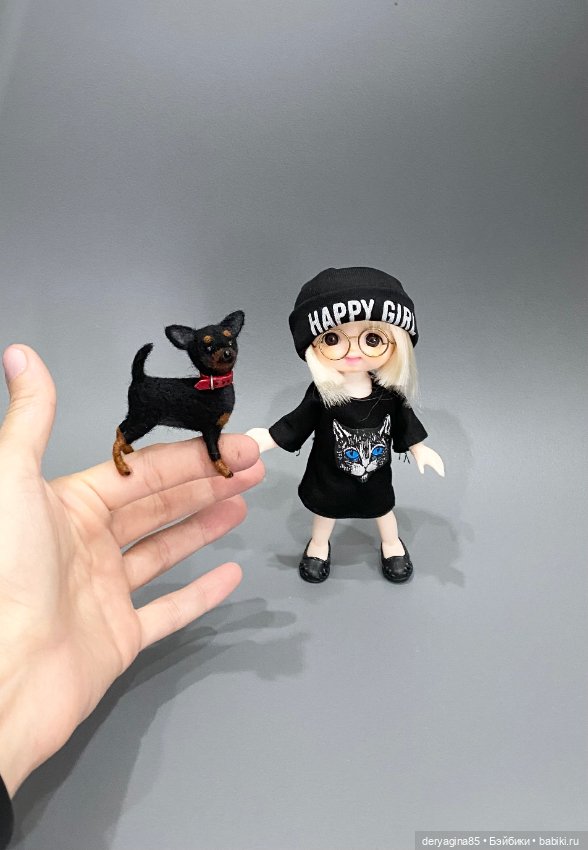 Той терьер — Валяные игрушки из шерсти: сухое валяние (фото 5)