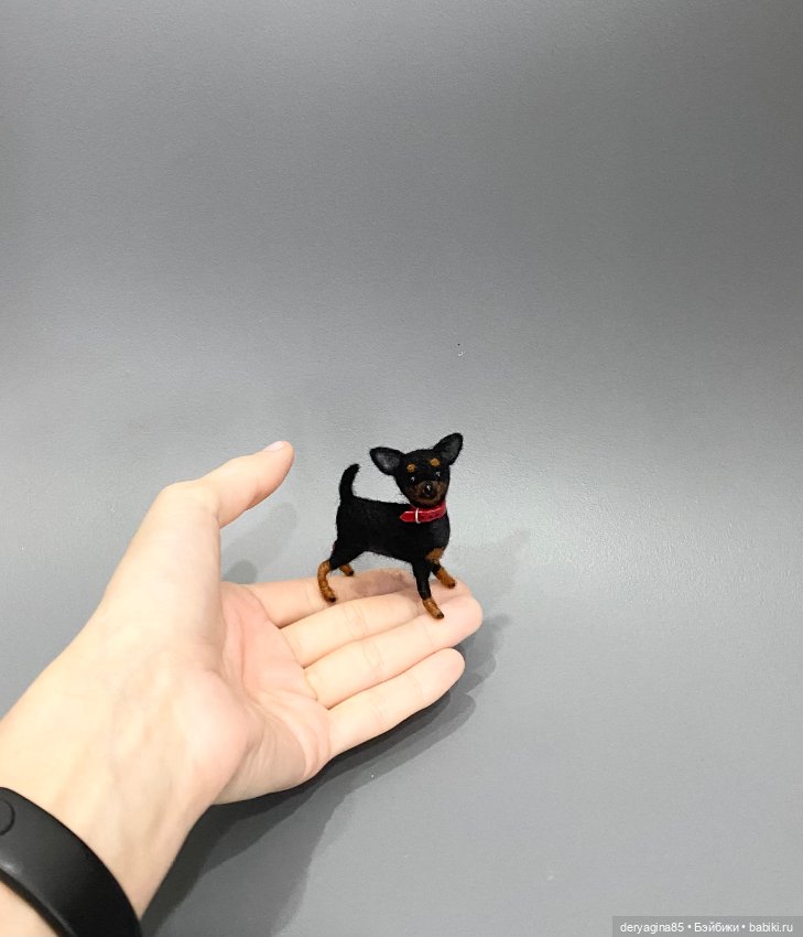 Той терьер — Валяные игрушки из шерсти: сухое валяние (фото 9)