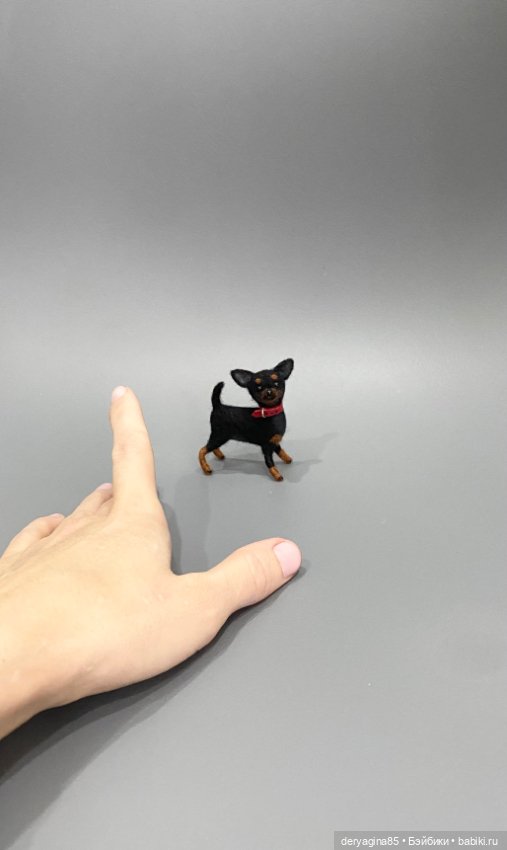 Той терьер — Валяные игрушки из шерсти: сухое валяние (фото 4)