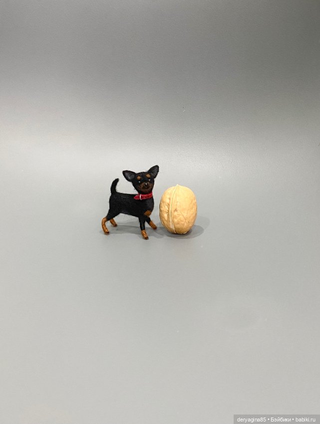 Той терьер — Валяные игрушки из шерсти: сухое валяние