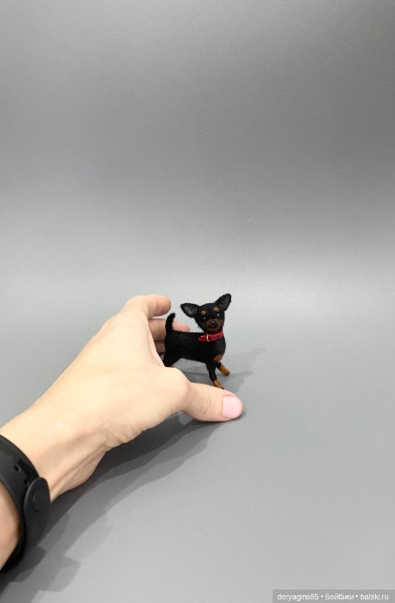 Той терьер — Валяные игрушки из шерсти: сухое валяние (фото 6)