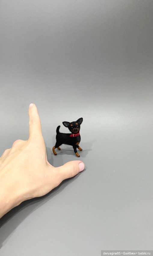 Той терьер — Валяные игрушки из шерсти: сухое валяние (фото 8)