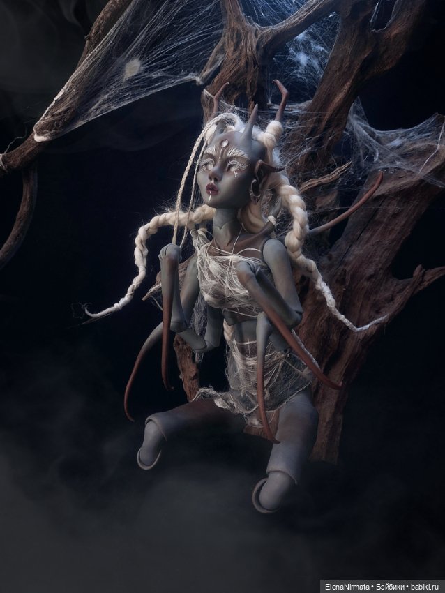 Авторская бжд кукла, Паучиха Арандхати (фото 7)