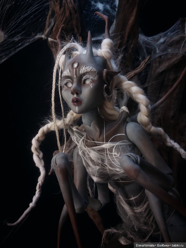 Авторская бжд кукла, Паучиха Арандхати (фото 8)