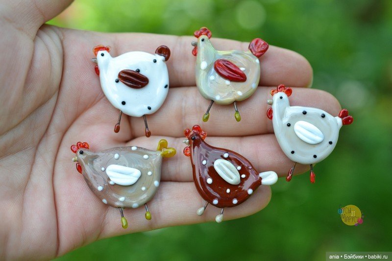 Из стекла - работы Марины Симаковой