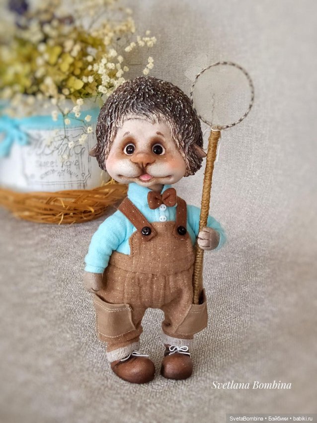 Фыр - фыр - фырчунчики — Игрушки в смешанной технике (мех и глина): Арт (фото 5)