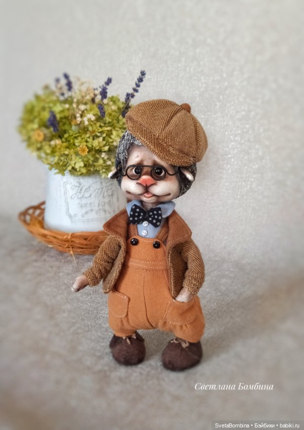 Фыр - фыр - фырчунчики — Игрушки в смешанной технике (мех и глина): Арт