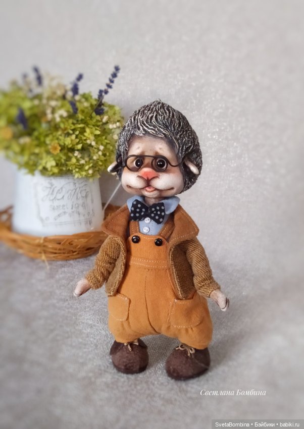 Фыр - фыр - фырчунчики — Игрушки в смешанной технике (мех и глина): Арт (фото 10)