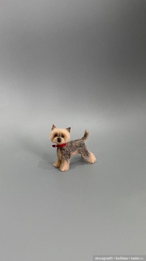 Йоркширский терьер — Валяные игрушки из шерсти: сухое валяние (фото 3)