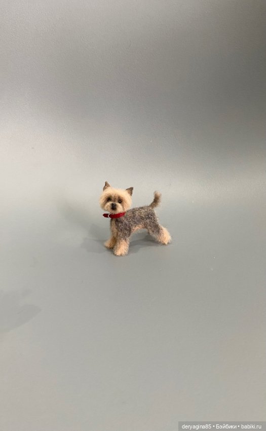Йоркширский терьер — Валяные игрушки из шерсти: сухое валяние (фото 5)