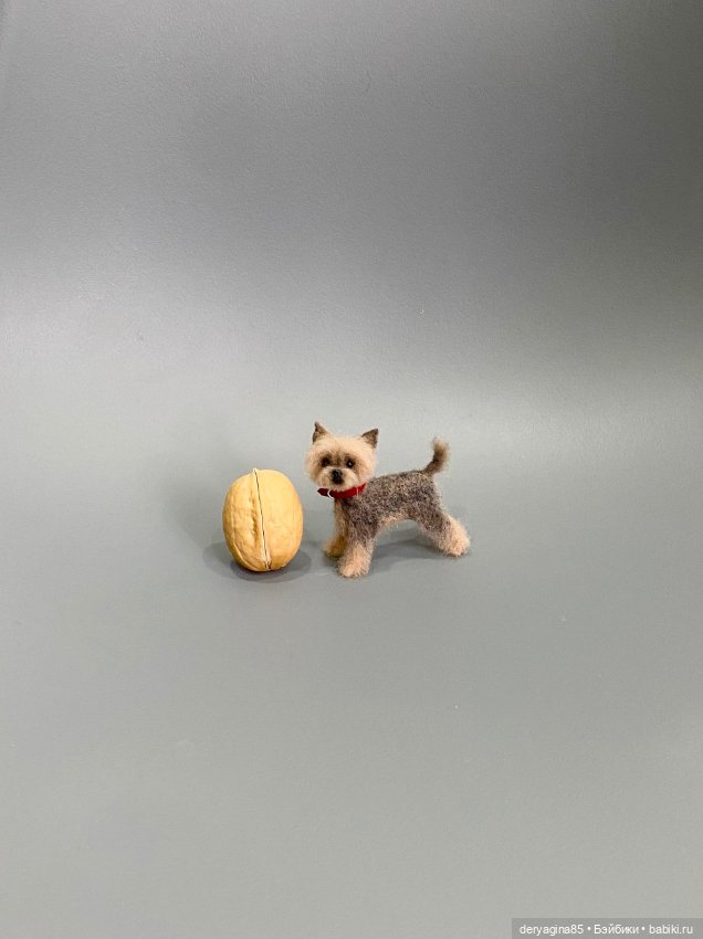 Йоркширский терьер — Валяные игрушки из шерсти: сухое валяние