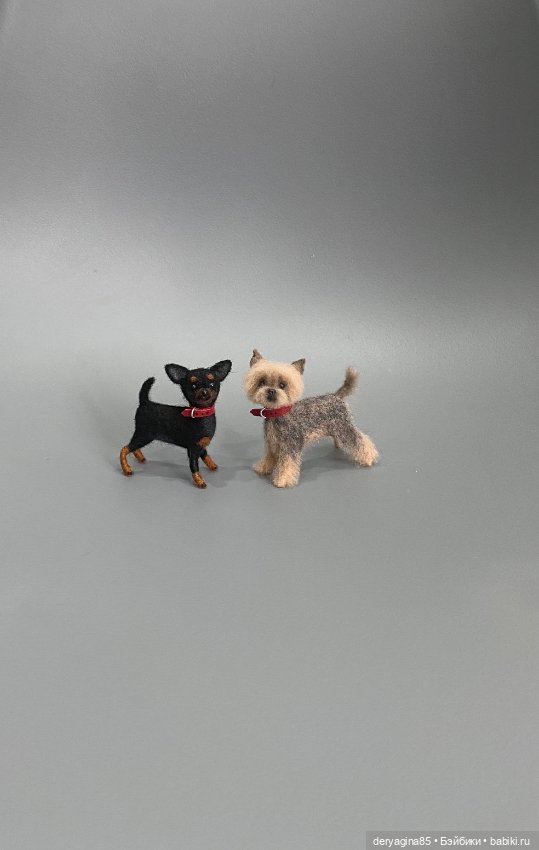 Йоркширский терьер — Валяные игрушки из шерсти: сухое валяние