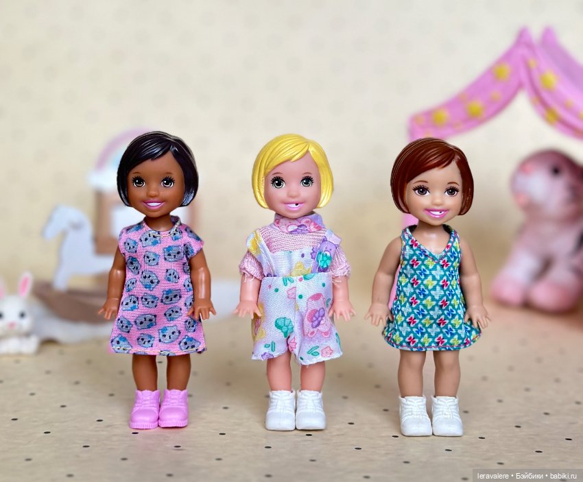 Мои малыши маттел с молдированными волосами (фото 5)