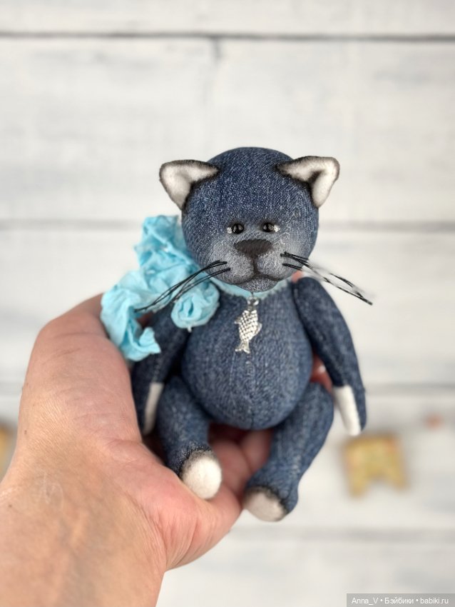 Тедди котик Марти — Авторские мишки Тедди и друзья: фото (фото 2)