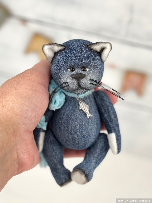 Тедди котик Марти — Авторские мишки Тедди и друзья: фото