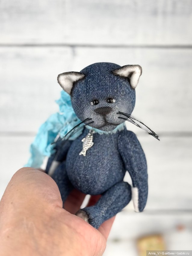 Тедди котик Марти — Авторские мишки Тедди и друзья: фото (фото 4)