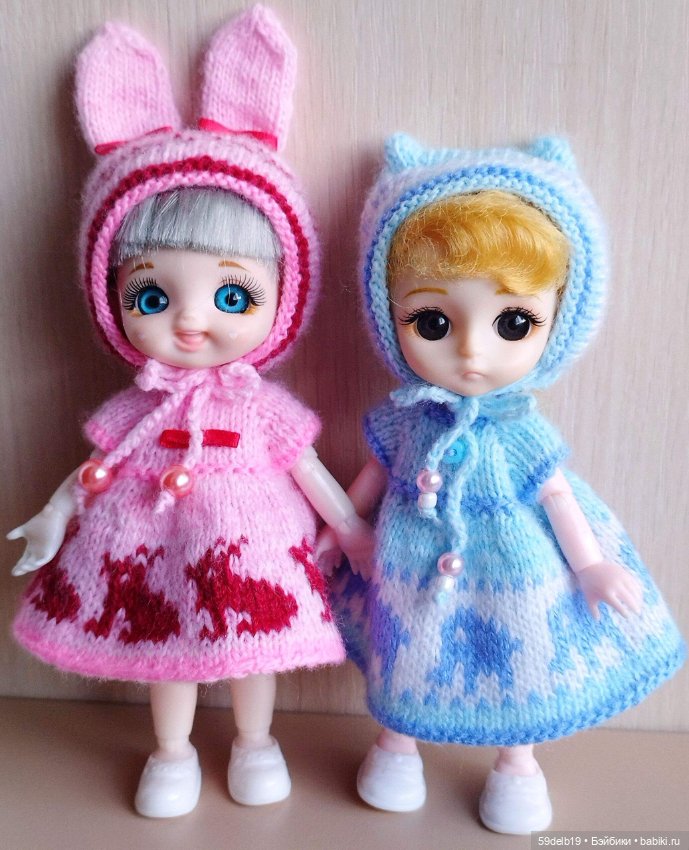 Платье для баболи с жаккардом "Слоники" (фото 9)