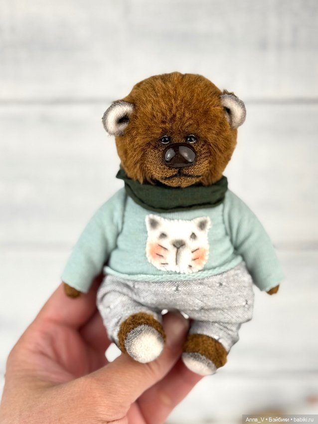 Тедди мишка Егорка — Авторские мишки Тедди и друзья: фото (фото 2)