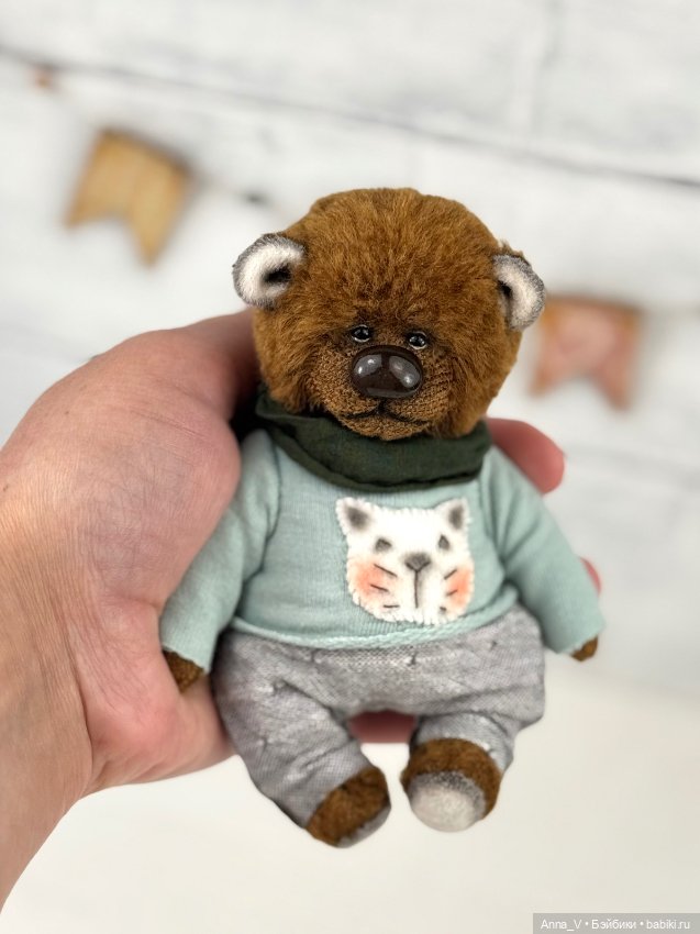 Тедди мишка Егорка — Авторские мишки Тедди и друзья: фото